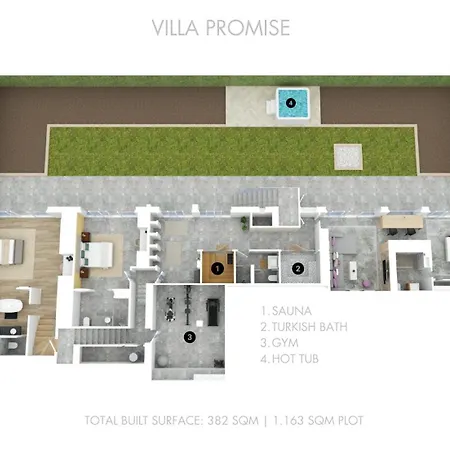 Villa Vacation Marbella I Promise, Private Hot Tub, Turquoise Pool, Sauna, Turkish Bath, Gym, Close To Golfs